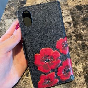 Kate Spade iPhone X Leather Folio Case